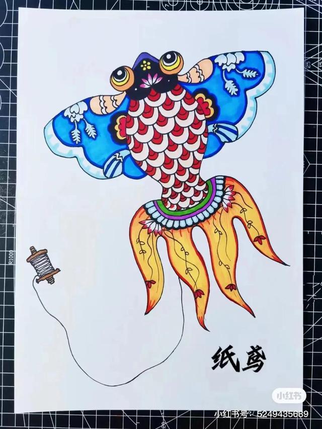 彩色笔装饰画，素雅又大方，一笔一画太到位了，这波绘画课例收藏