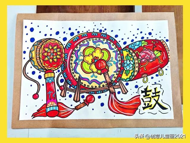 34张少儿创意装饰画，收藏好慢慢画！